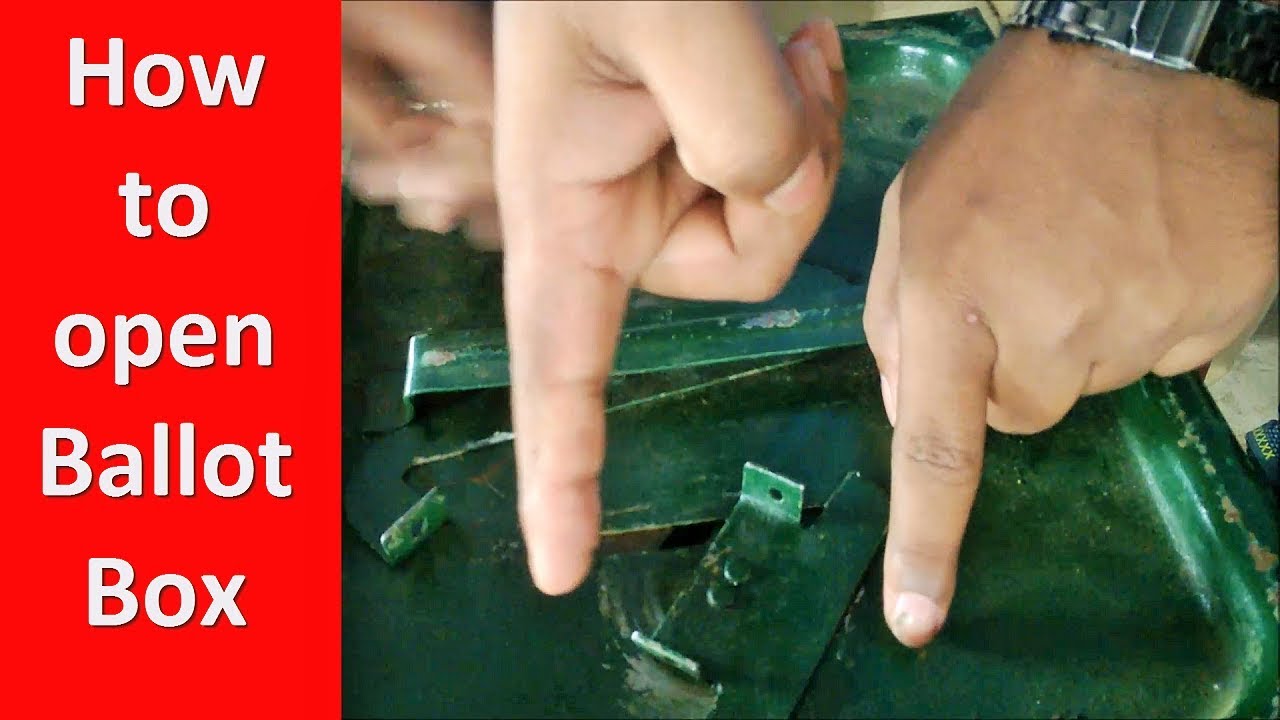 How to open Ballot box easily before Poll, Panchayat Election 2018 / Godrej Ballot  Box Training