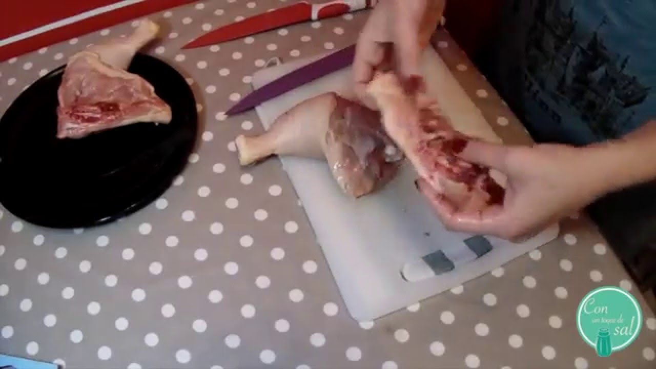 Cómo deshuesar muslos