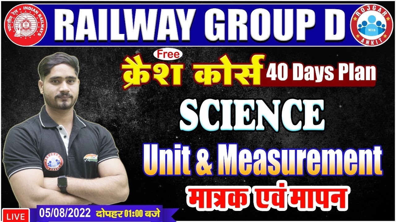 Unit and Measurement In Physics | Railway Group D Physics Crash Course #1 | Group D Science In Hindi
