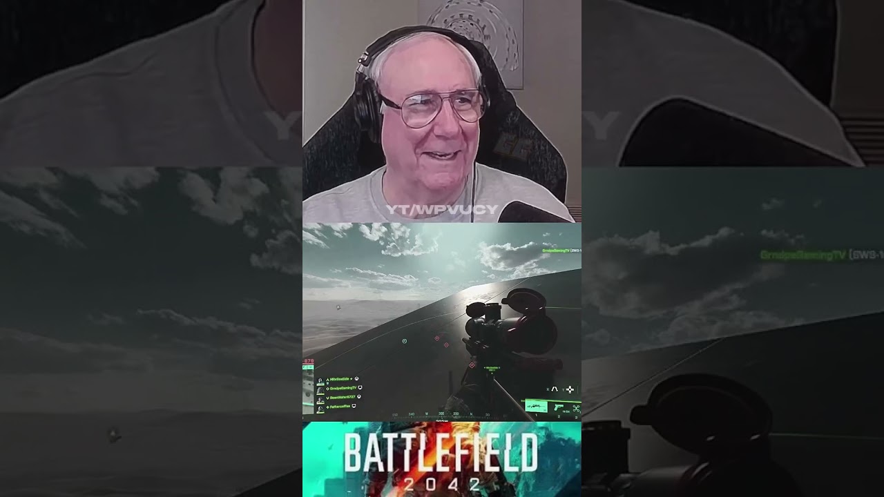 71 Year Old Vietnam Veteran plays as a Sniper in Battlefield 2042