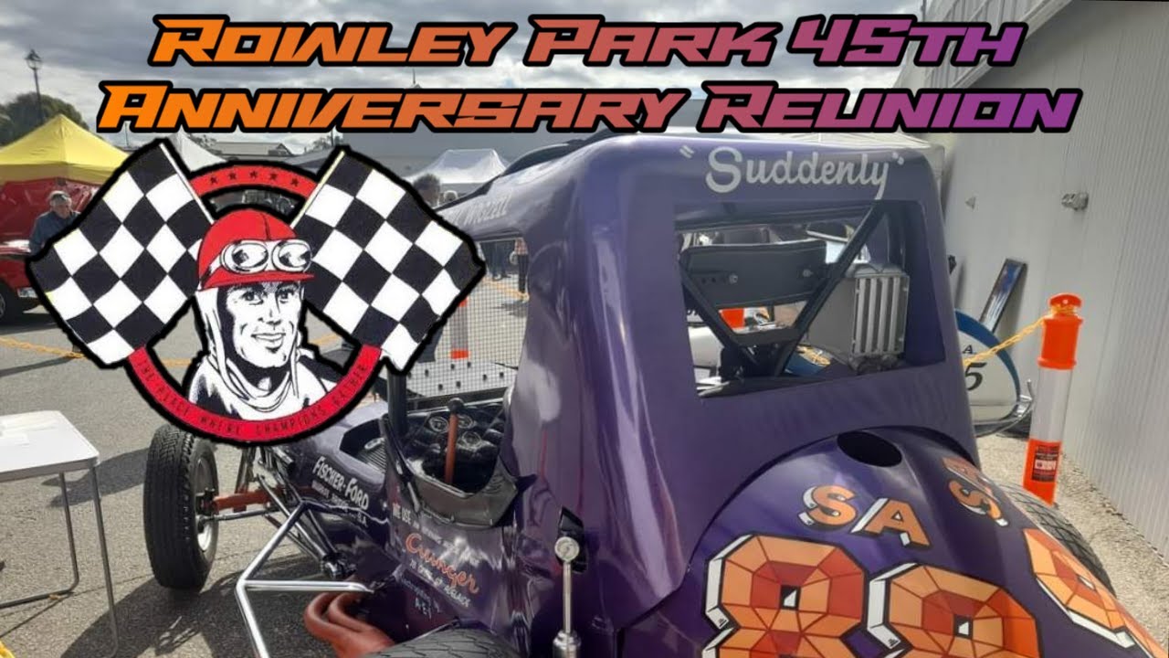 Rowley Park Speedway 45th Anniversary Reunion at Gilberts Motor Museum with Glen Dix interview.