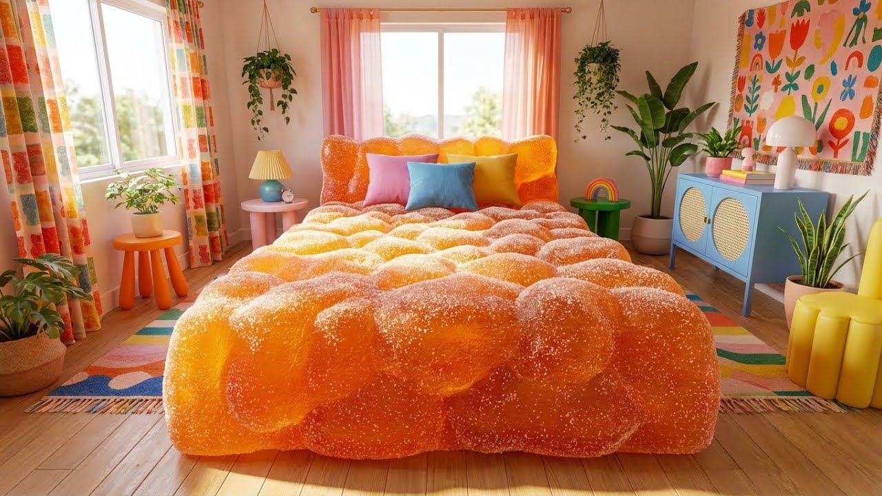 Which Bed Material Would You Choose for a Perfect Sleep? 😴 Strange & Satisfying Beds AI ASMR