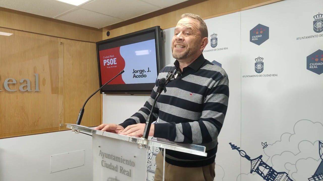 Jorge Juan Acedo (PSOE) sobre proyectos CRATER del Ayuntamiento de Ciudad Real