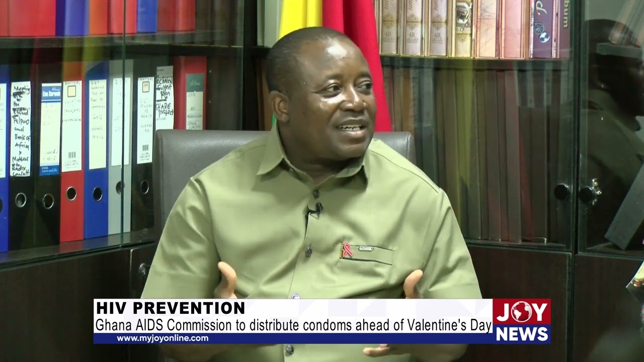 HIV prevention: Ghana AIDS Commission to distribute condoms ahead of Valentine's Day.