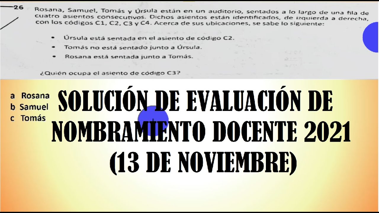 RESOLUCIÓN DE EVALUACIÓN DE NOMBRAMIENTO DOCENTE 2021