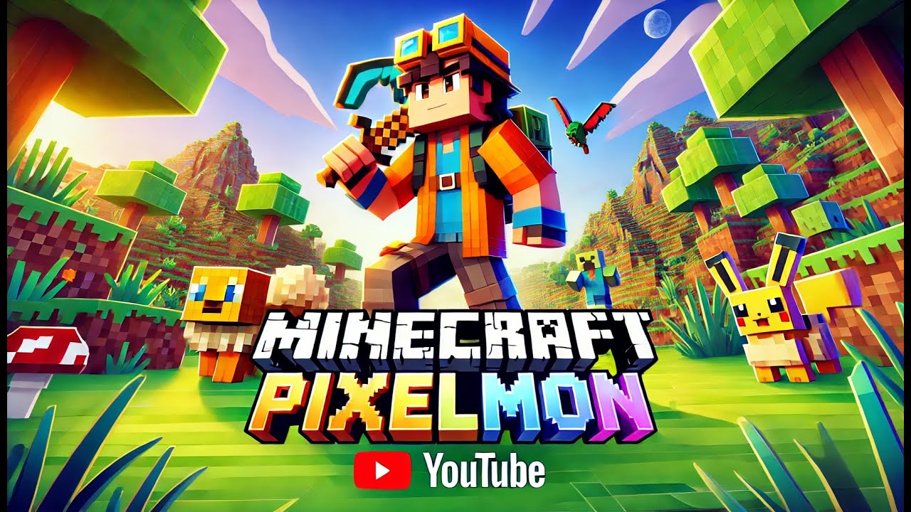 Minecraft Pixelmon #1:O Início da Jornada com meu Pokémon