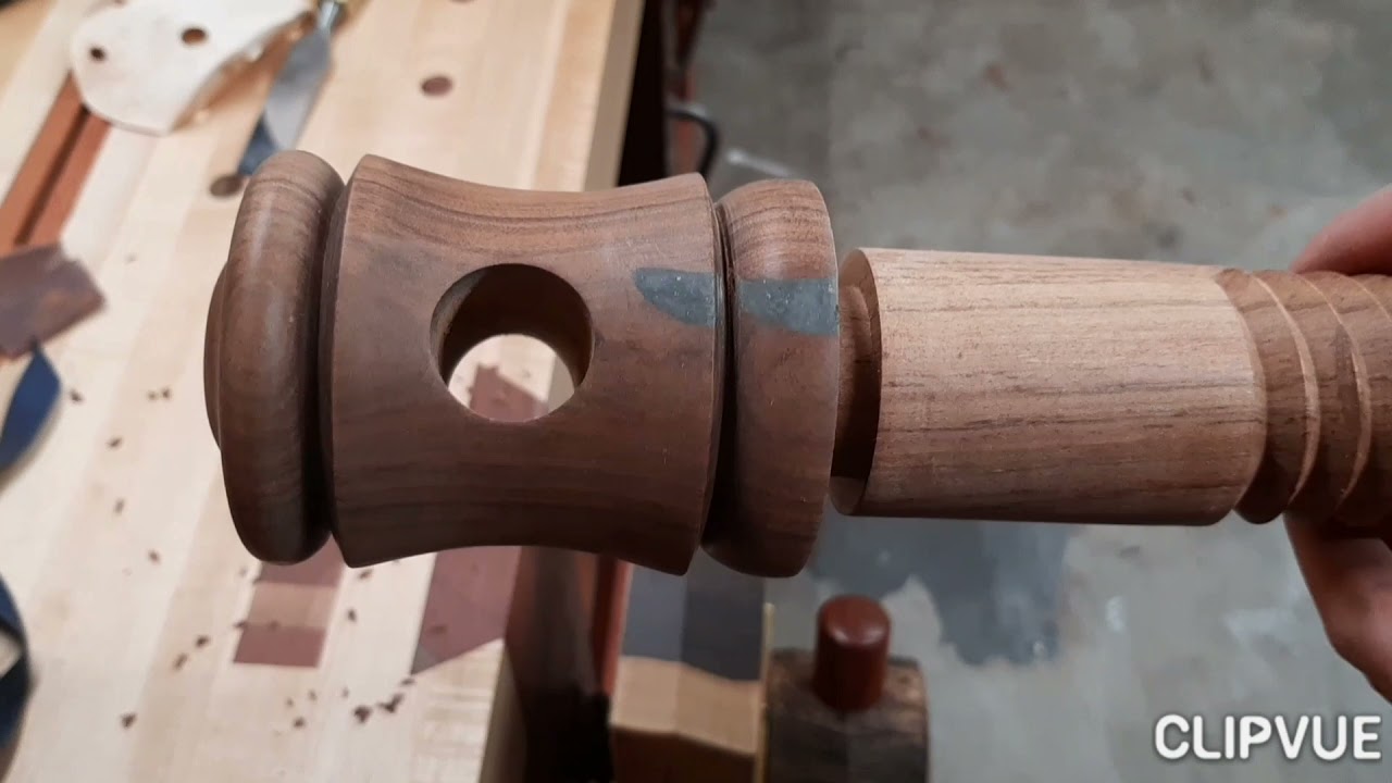 DIY Large Wooden Screws - Part 2 - The Hub, Handle and Gator