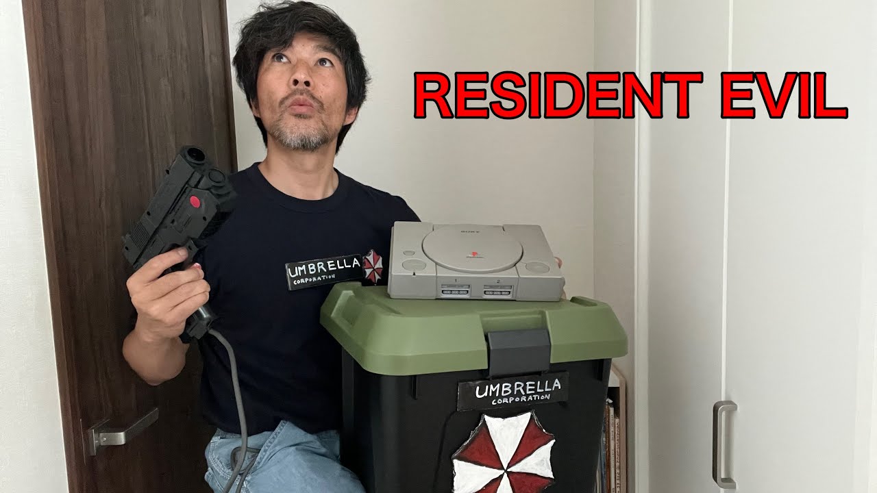 Мне 52 года, я японец. Я создал идеальный игровой сетап для RESIDENT EVIL.