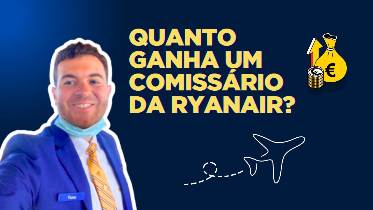 Como é TRABALHAR na RYANAIR? Salário, rotina e bastidores da vida de comissário!