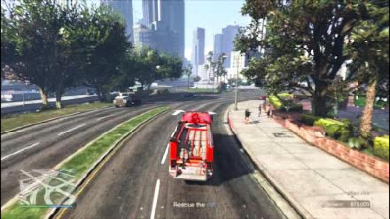 GTA Online - New Firefighter Oddjob (All Possible Scenarios)