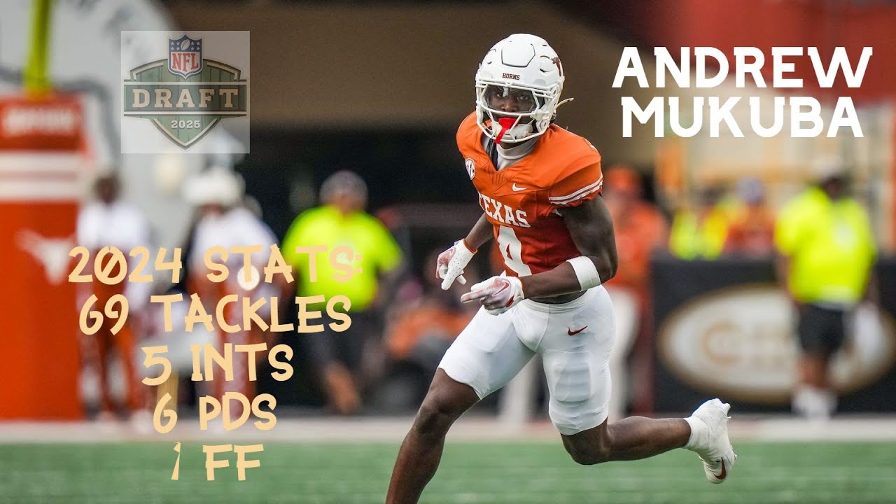 Andrew Mukuba - Texas | 2024 Highlights | 2025 NFL Draft