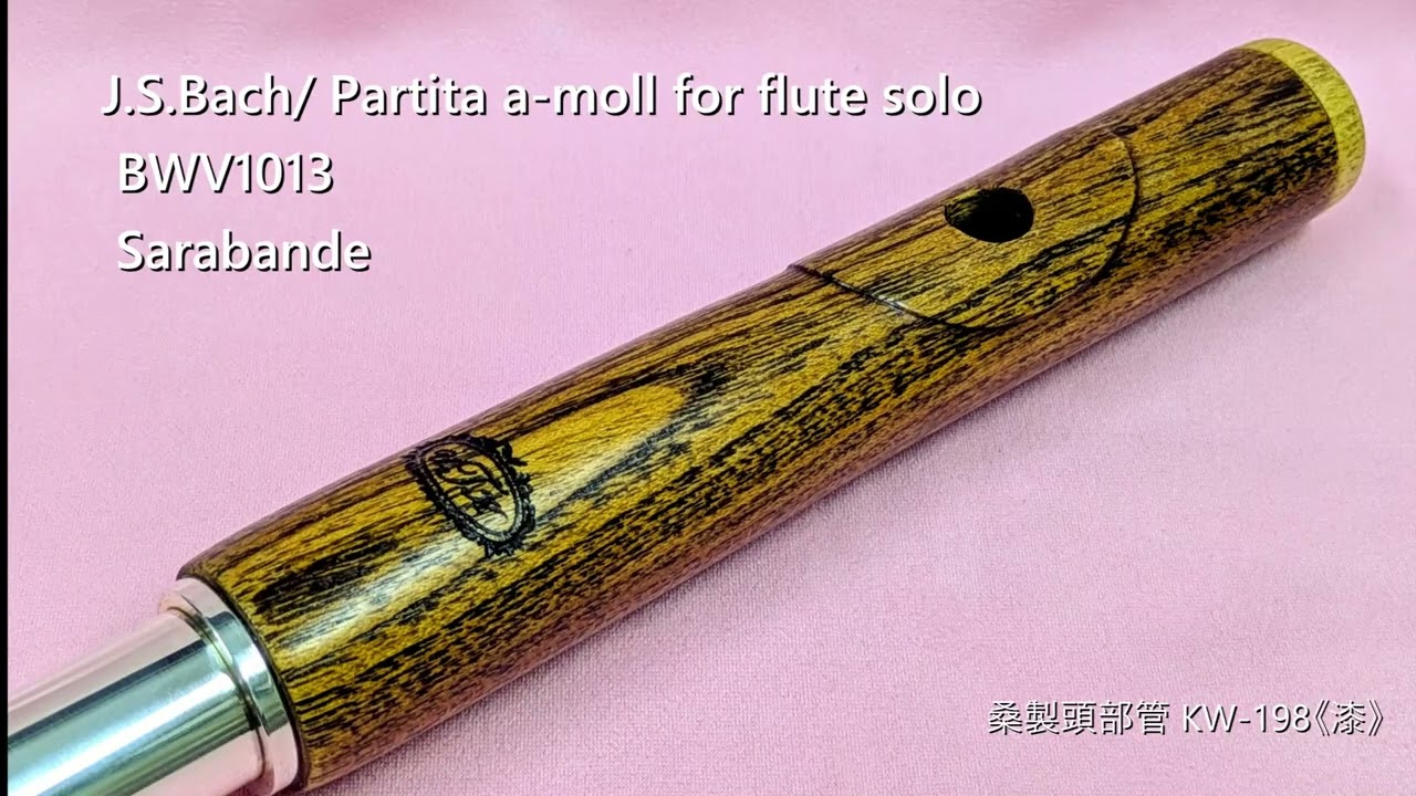 J.S.Bach/ Partita a-moll for flute solo BWV1013~Sarabande