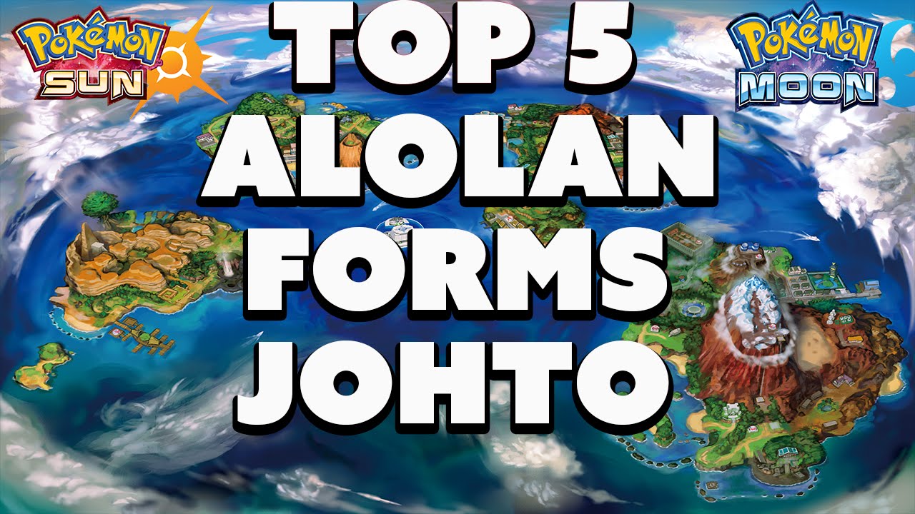 Top 5 Johto Pokemon to get Alolan Forms in Sun & Moon