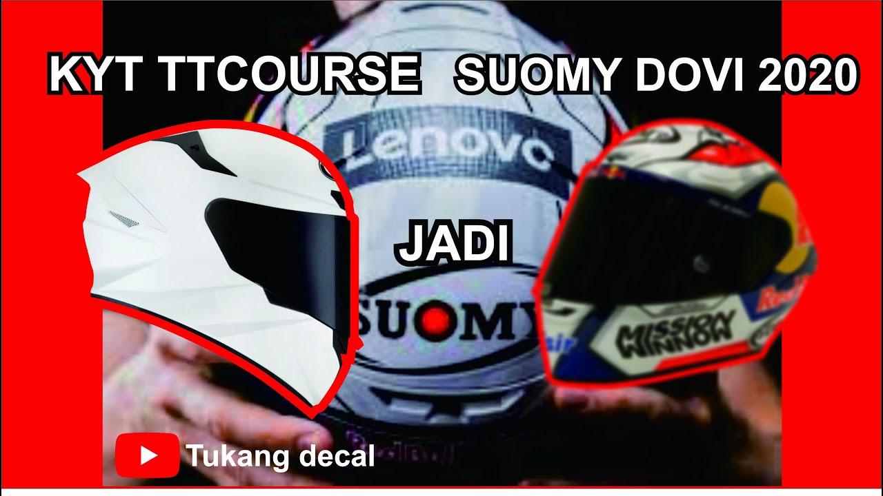 bikin kyt TT COURSE jadi suomy DOVI 2020 