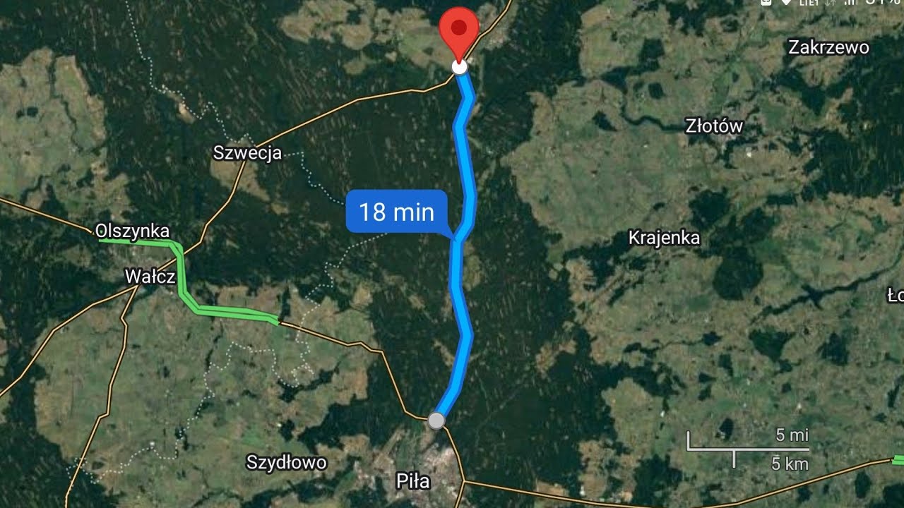 CabView. DK11 Piła -Jastrowie. Przepiękny odc. przecinający się z płynącą leniwie Gwdą. 05.2022