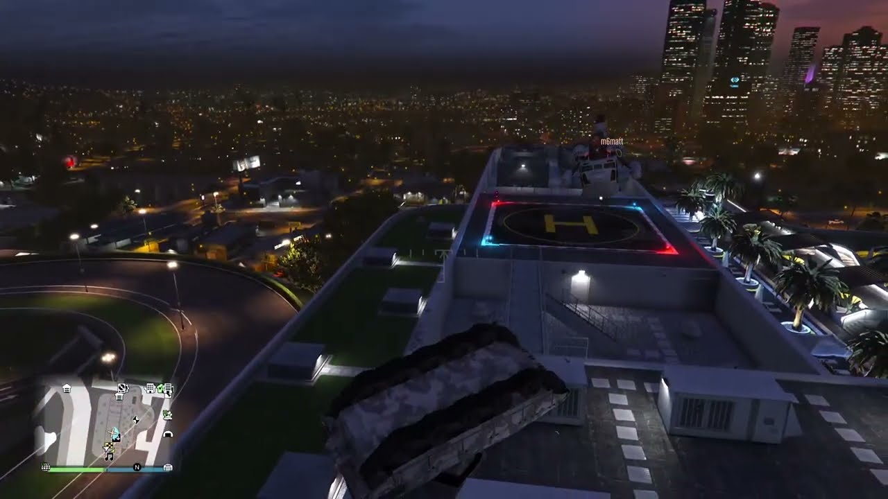 Grand theft Auto online car in penthouse