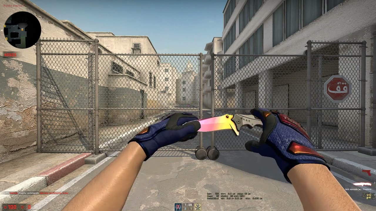 CS:GO NOMAD KNIFE FADE FACTORY NEW + SPECIALIST GLOVES FADE FACTORY NEW | SKIN SHOWCASE