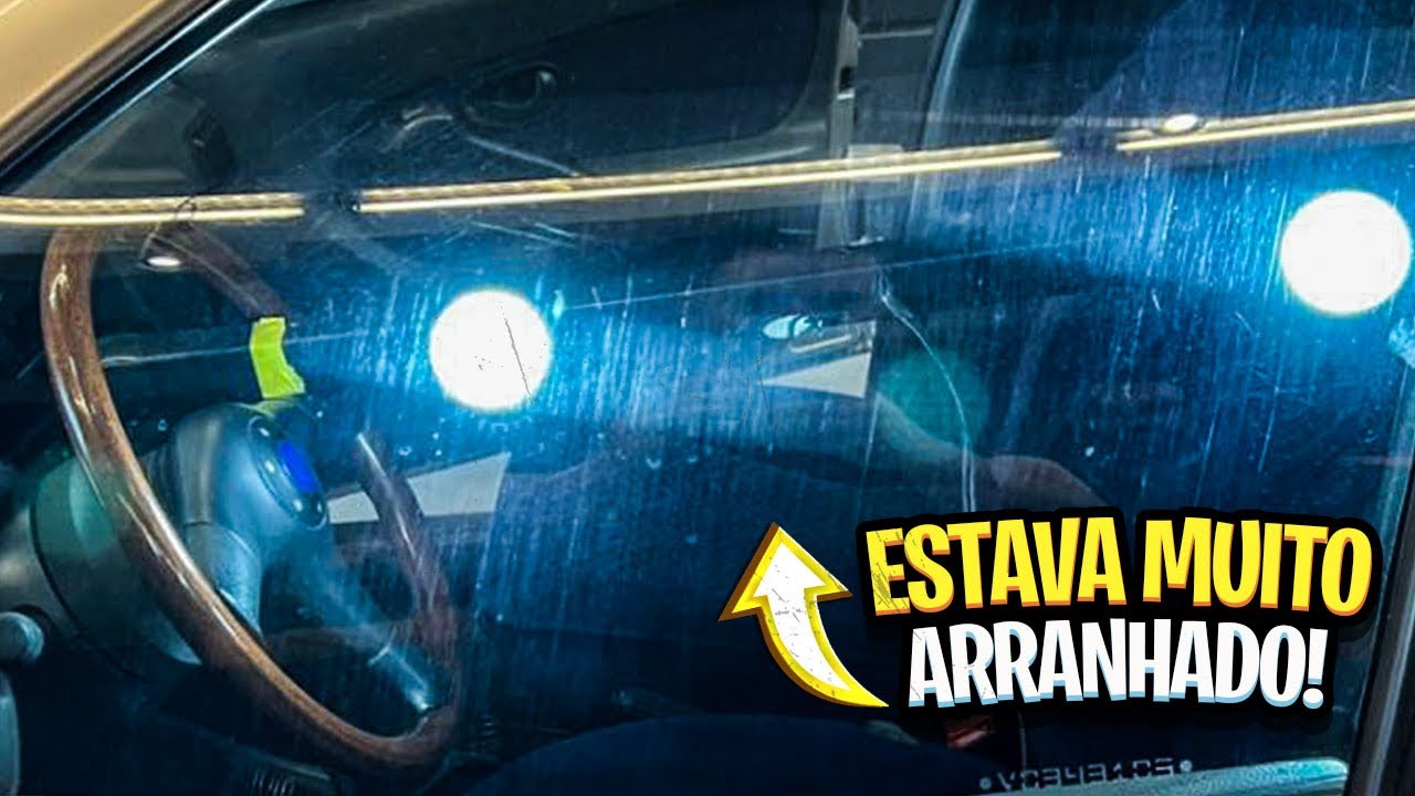 TIRANDO OS RISCOS DOS VIDROS DO CARRO