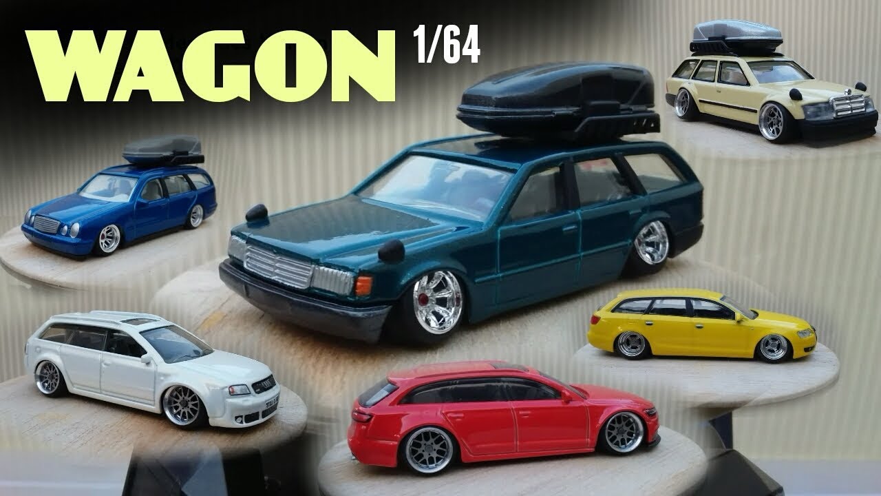 Wagon diecast [ custom Hot wheels - matcbox - majorette ]