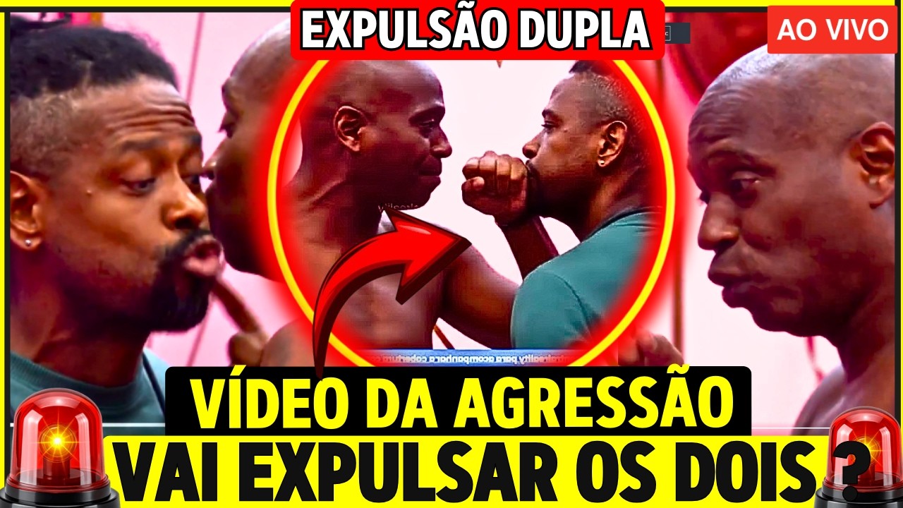 🚨 EXPULSÃO DUPLA🚨 EDILSON AGREDI BONECO APÓS SER PROVOCADO E EXPULSÃO VAI ACONTECER AO VIVO