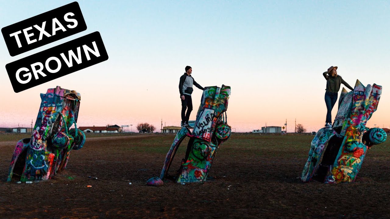 We Found CARS HALF BURIED IN THE GROUND in Texas - Cadillac Ranch