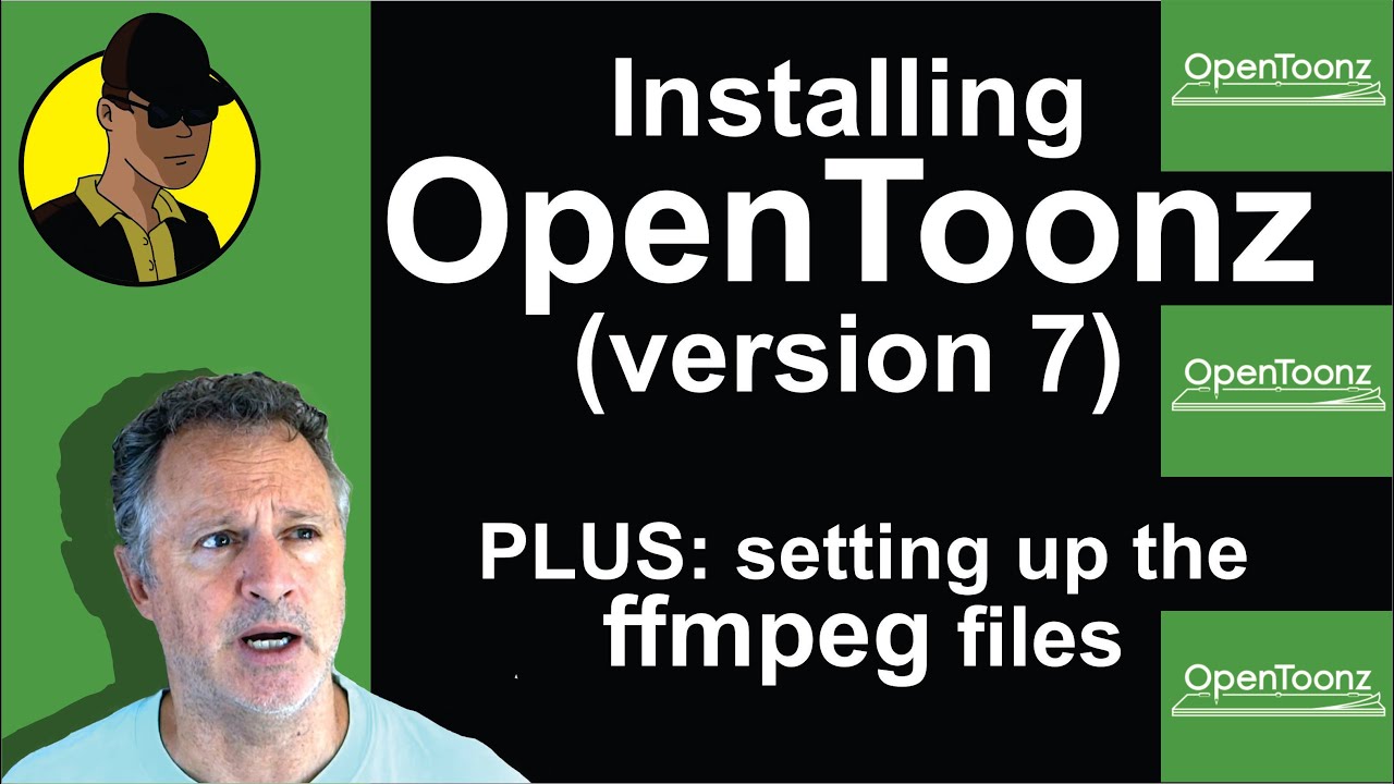 OpenToonz Tutorial - Installing a new version of OpenToonz (7) & the ffmpeg files