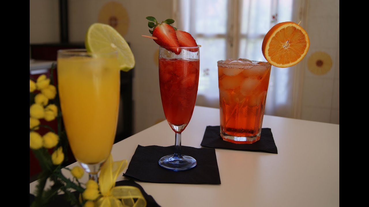 01 - Tutorial Mimosa, Rossini, Aperol Spritz