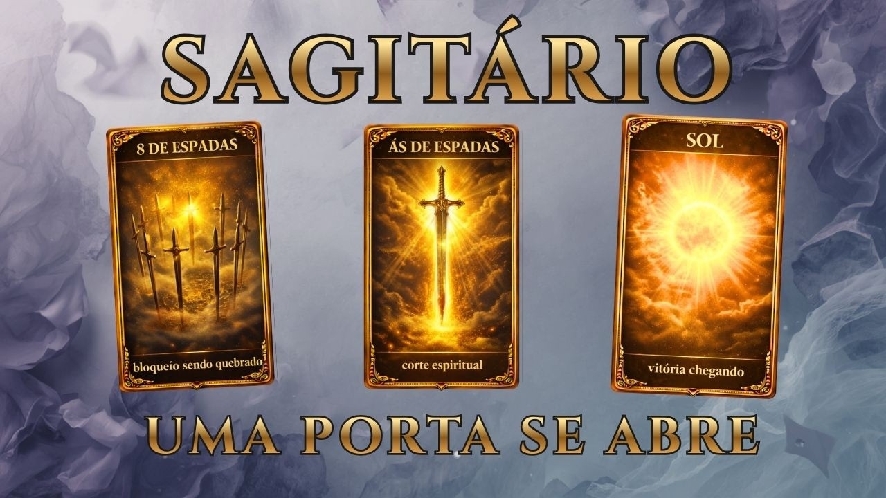 SAGITÁRIO ♐ UMA PORTA QUE PARECIA FECHADA VAI SE ABRIR | OPORTUNIDADE CHEGANDO
