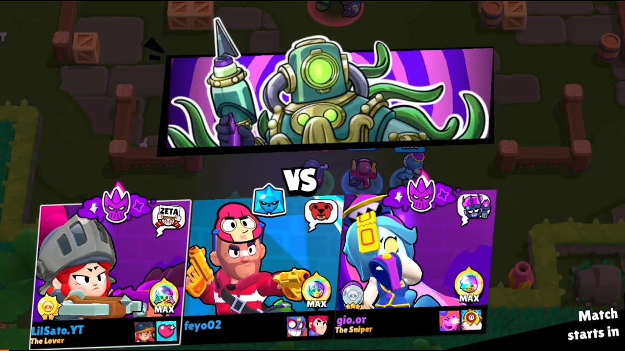Brawl Stars - Brawl-O-Ween Bosses (Ghost Diver Rico)