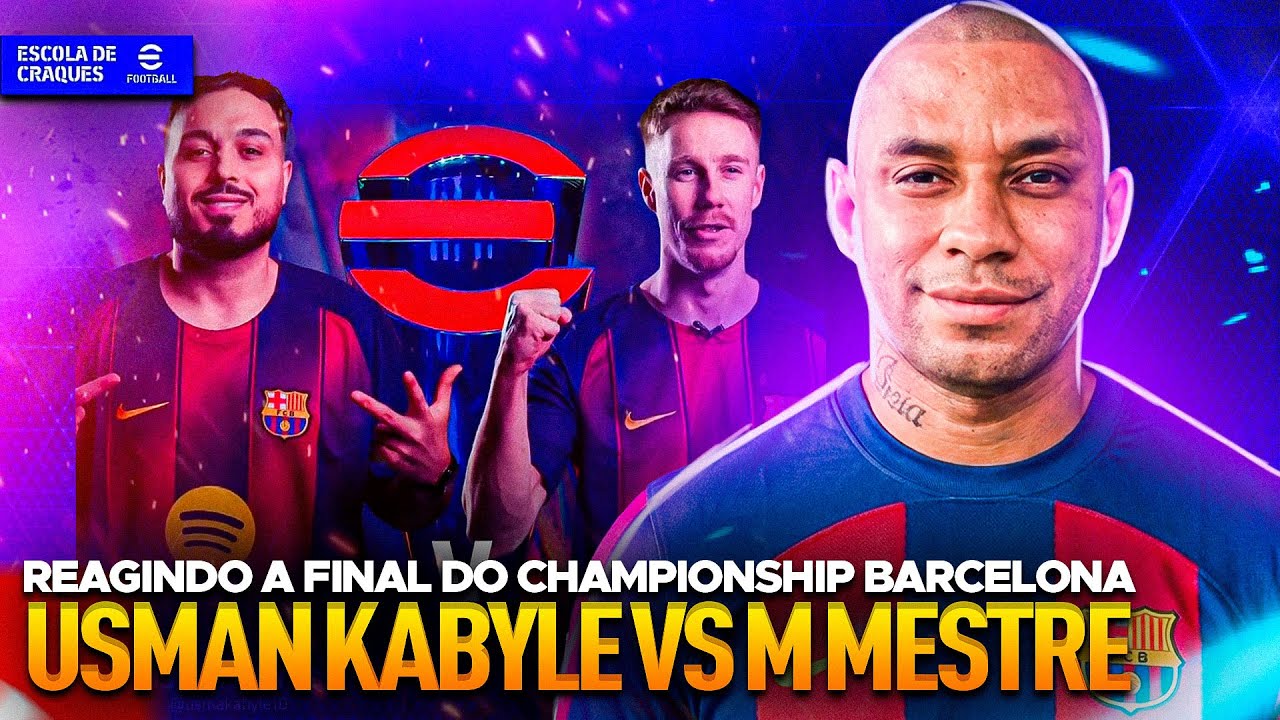 🔥 REAGINDO À FINAL DO CHAMPIONSHIP BARCELONA 🔥⚽ USMAN KABYLE vs M. MESTRE