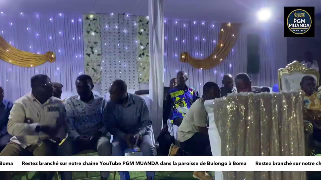 Soirée musicale dans la paroisse de Bulongo à Boma
