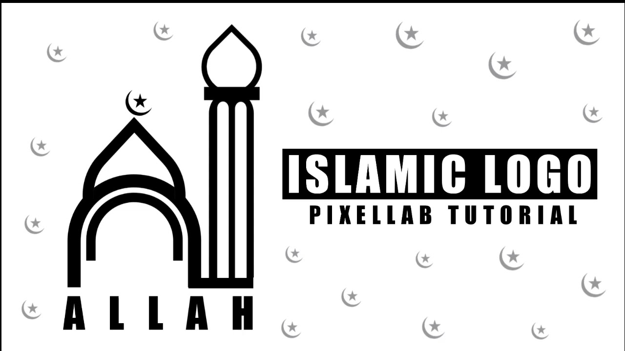 Islamic Logo Design | Mosque Logo Design | Islamic Logo Meker | PixelLab Logo Design | Kashif Edits