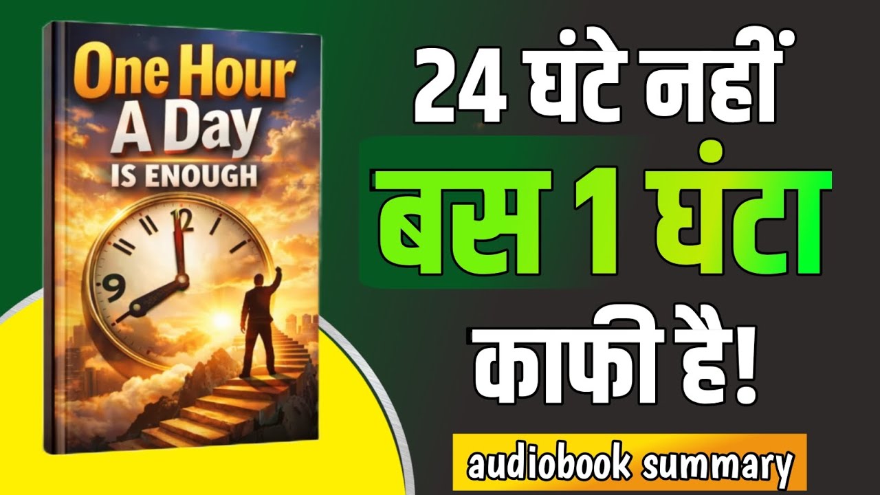 Only one hour एक दिन काफी है book summary in hindi 