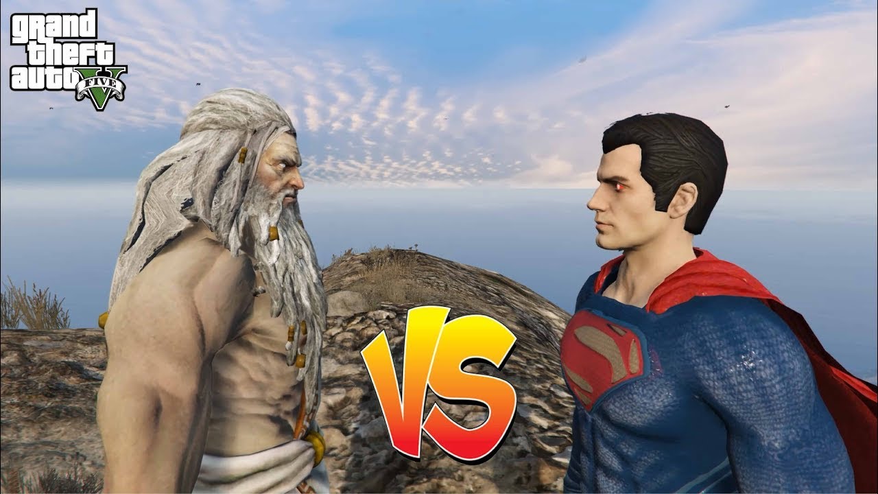 GTA 5 - Superman VS Zeus
