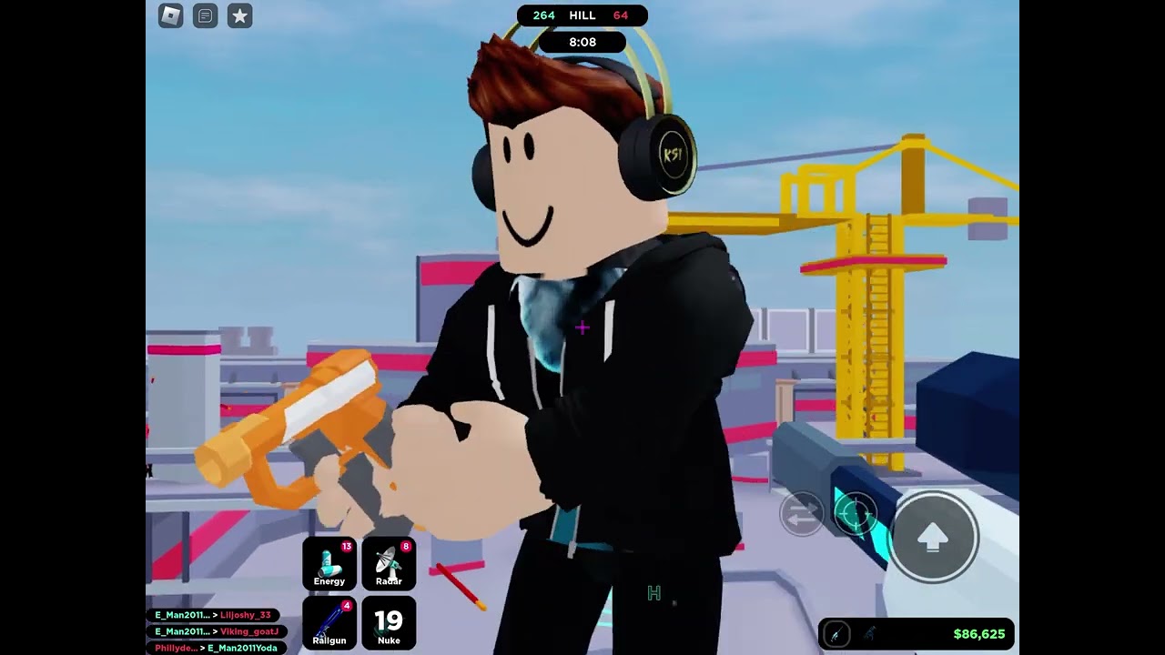 Buying the cyber sniper! Roblox foam frenzy!