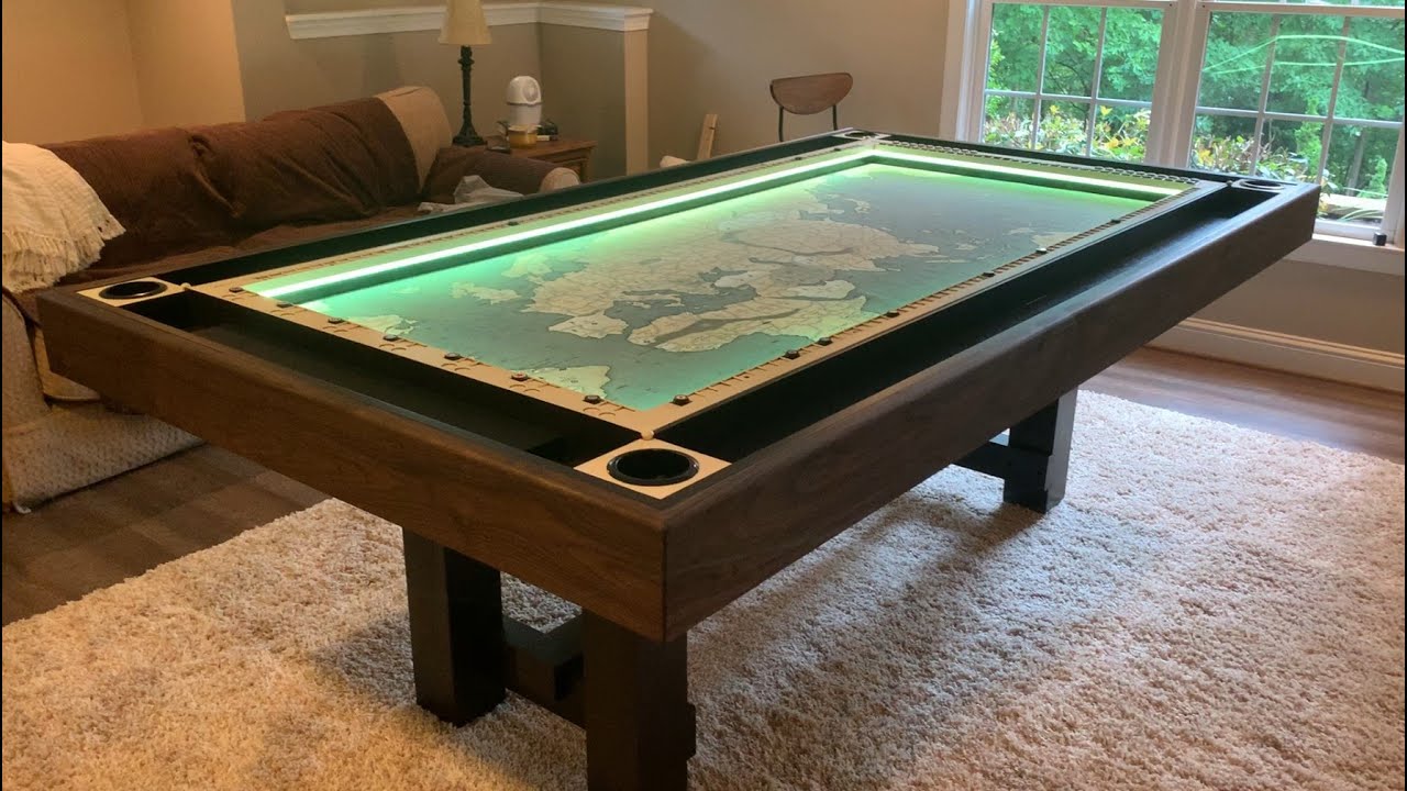 Axis & Allies Custom Game Table: DONE! (pt. 6)