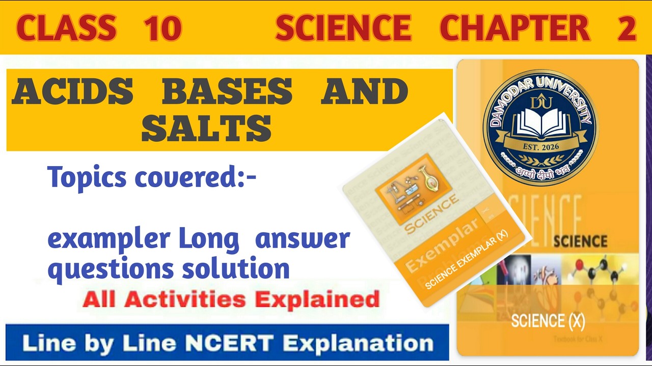 Ncert exampler long answer questions solution-classs 10 science chapter-2 ACIDS BASES AND SALTS