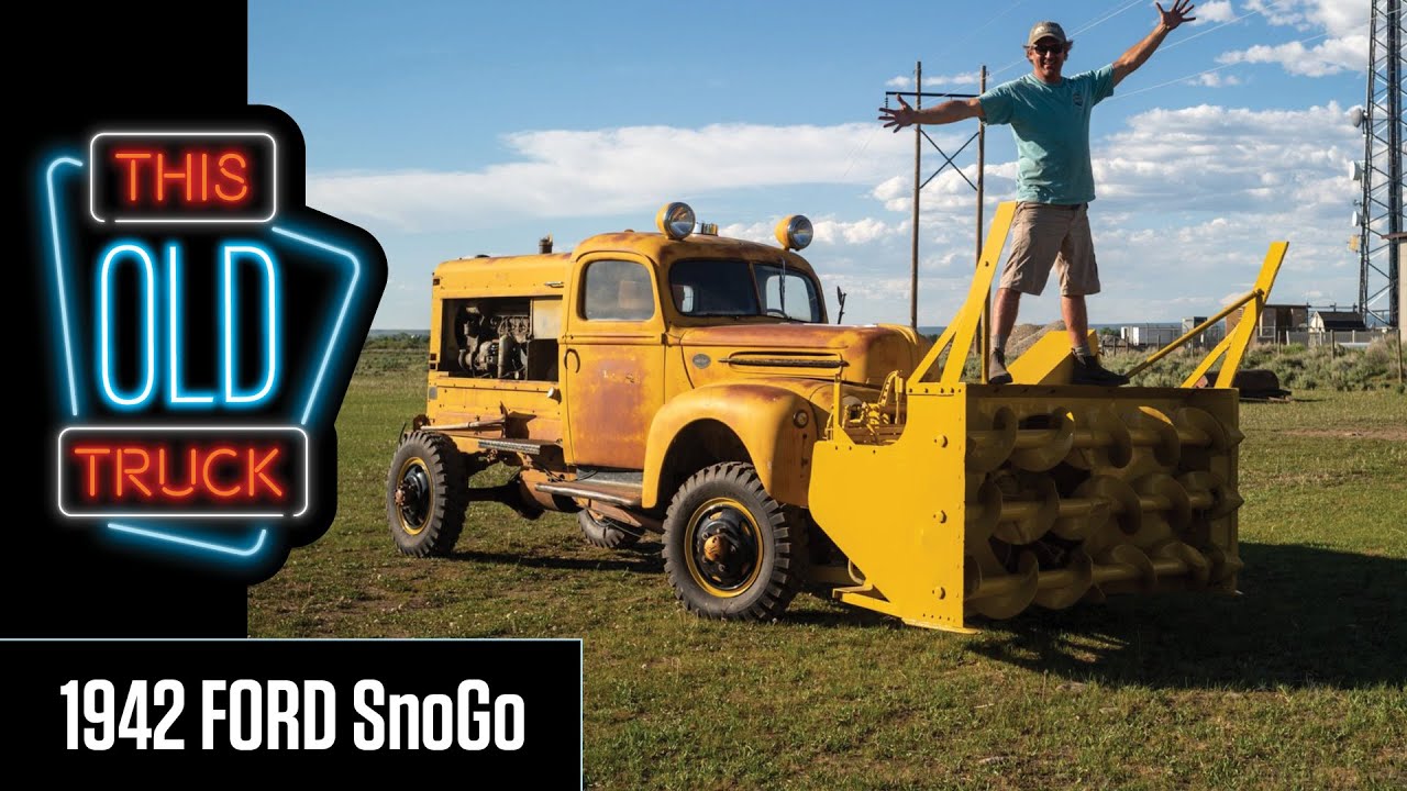 A Snow-Plowing Beauty 1942 Ford SnoGo