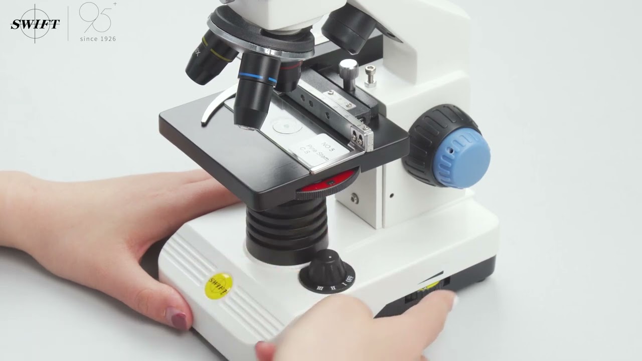 SWIFT SS121 with Coarse and fine focus Monocular Compound  Microscope for students and adult