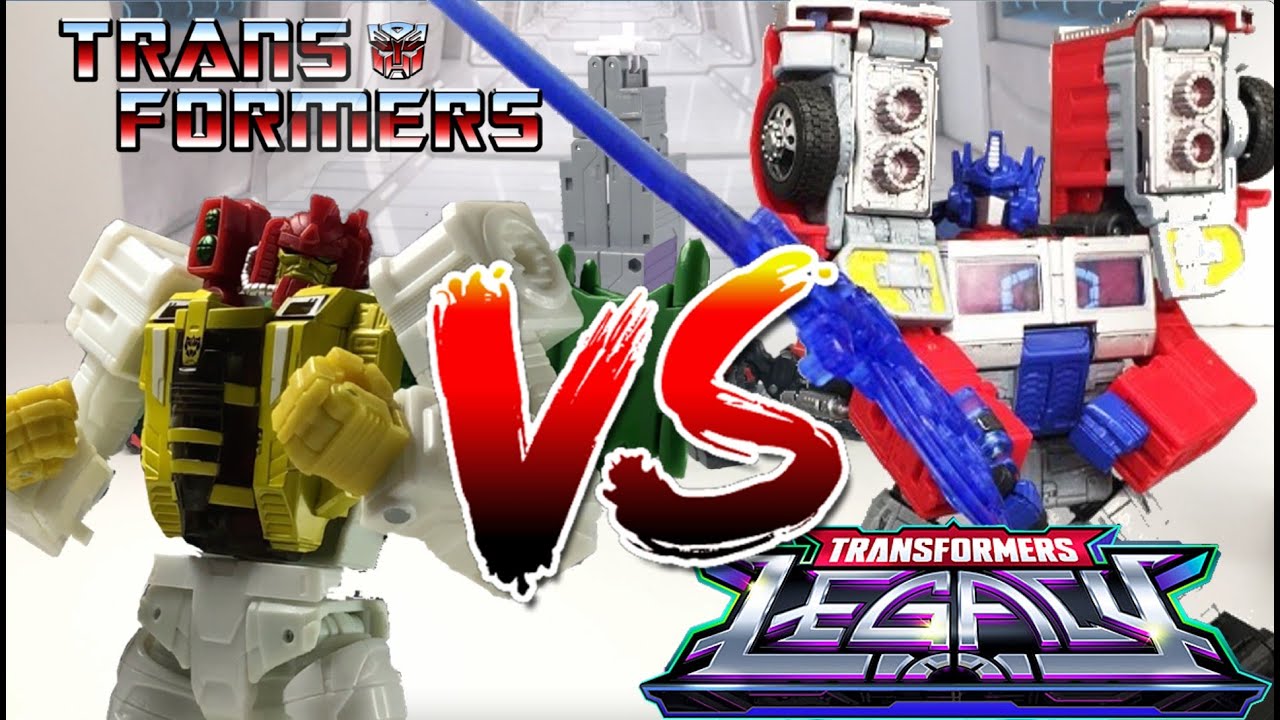 G2 GRAPPLE: JHIAXUS vs LASER OPTIMUS!! | Legacy Stop-Motion Transformers Fight (Pt.2)