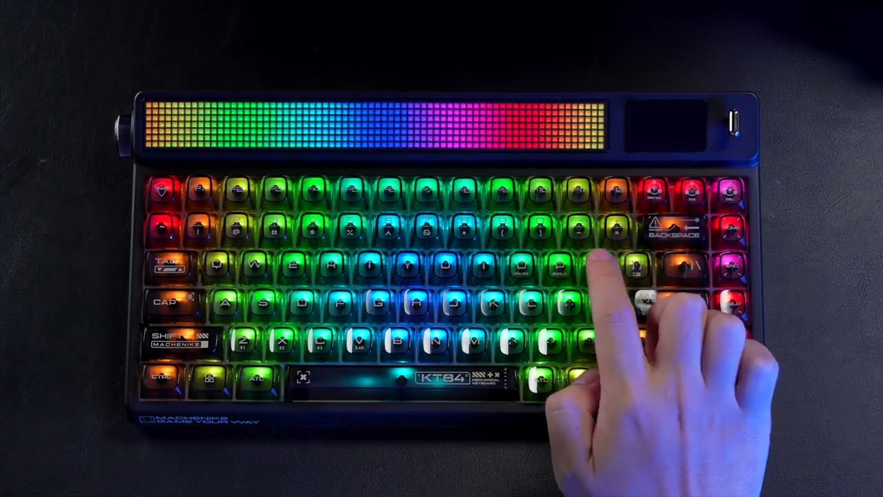 Machenike KT84 Keyboard | Surprise Galore! First Look at the Cyber-Style Gasket Mounted Keyboard