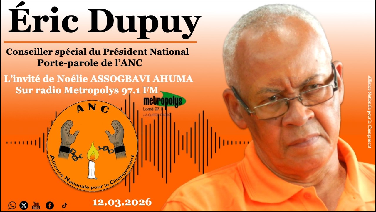 Éric Dupuy, l'invité de Noélie Assogbavi Ahuma dans “Le Regard ”sur radio Metropolys