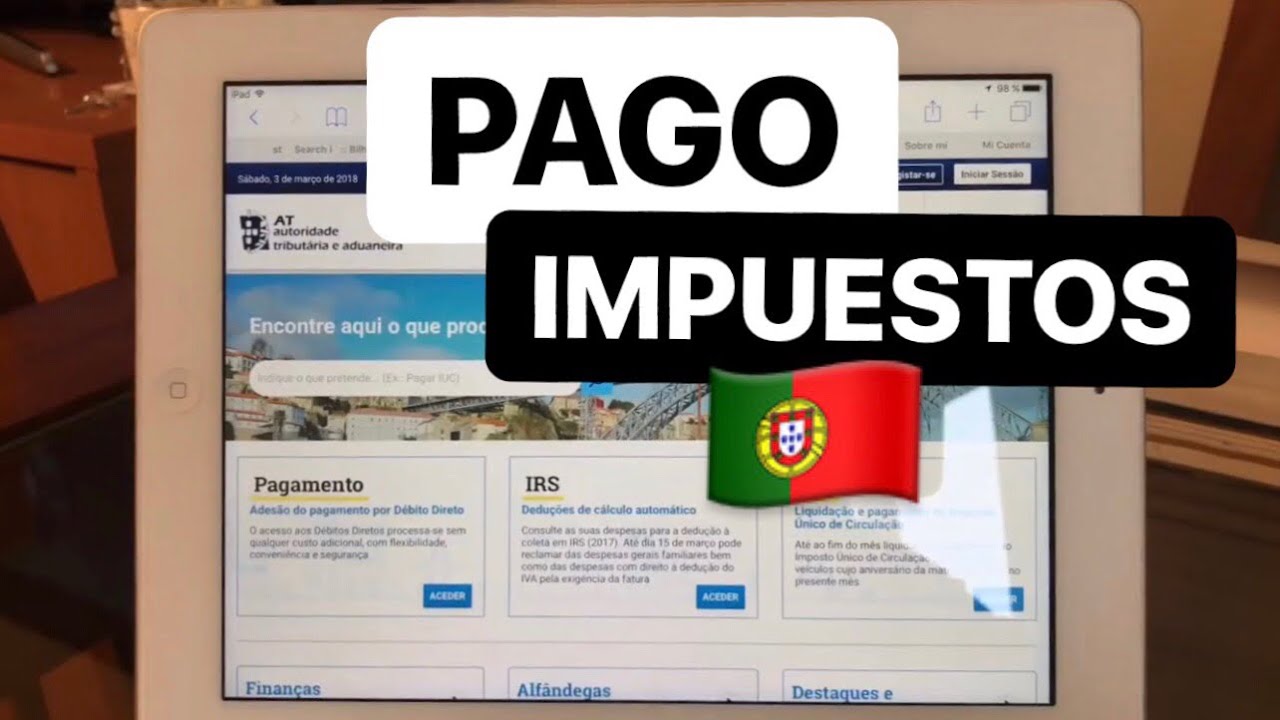 PAGO Y DECLARACION DE IMPUESTOS EN PORTUGAL IRS