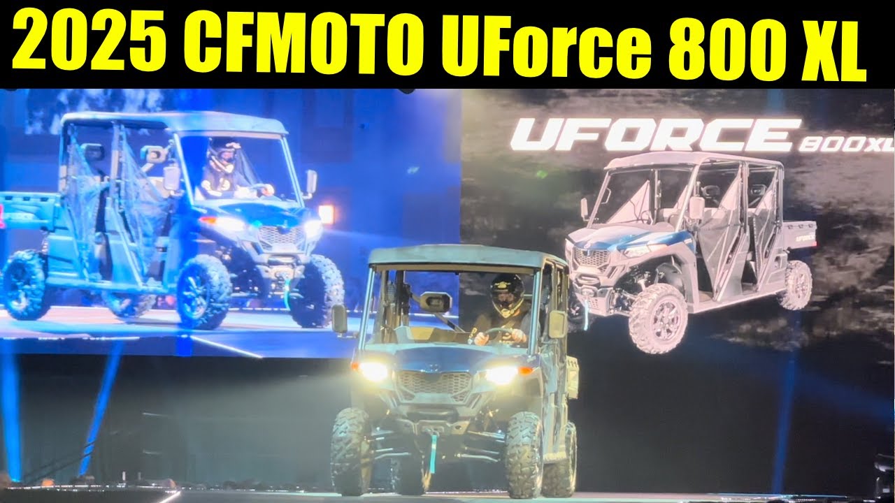 ALL NEW 2025 CFMoto UForce 800 XL Utility SXS Intro at the Dealer Meeting!