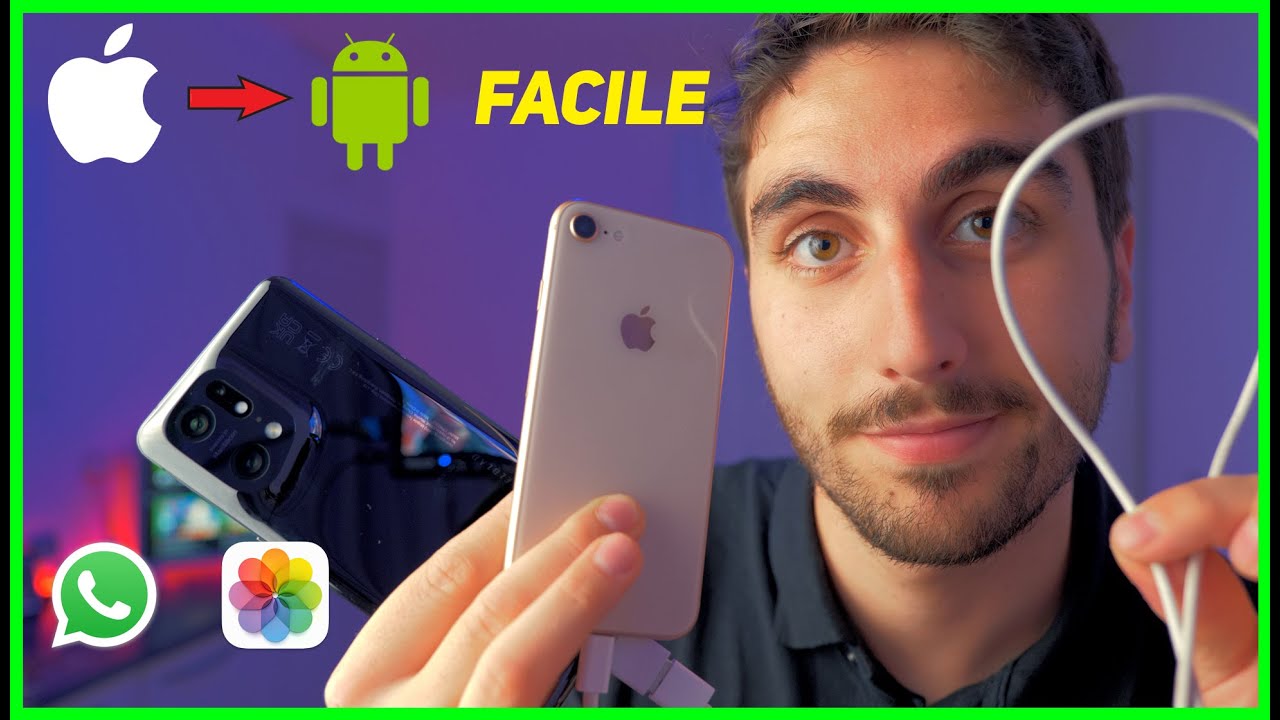 Passare da IPHONE ad ANDROID conviene? Si, ed &egrave; FACILE - Whatsapp, foto, contatti