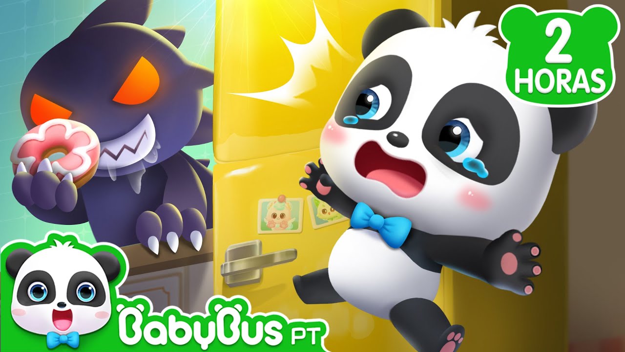 O Monstro Assustador na Cozinha | 2 HORAS DE BABYBUS | +Completo | Músicas Infantis e Desenhos