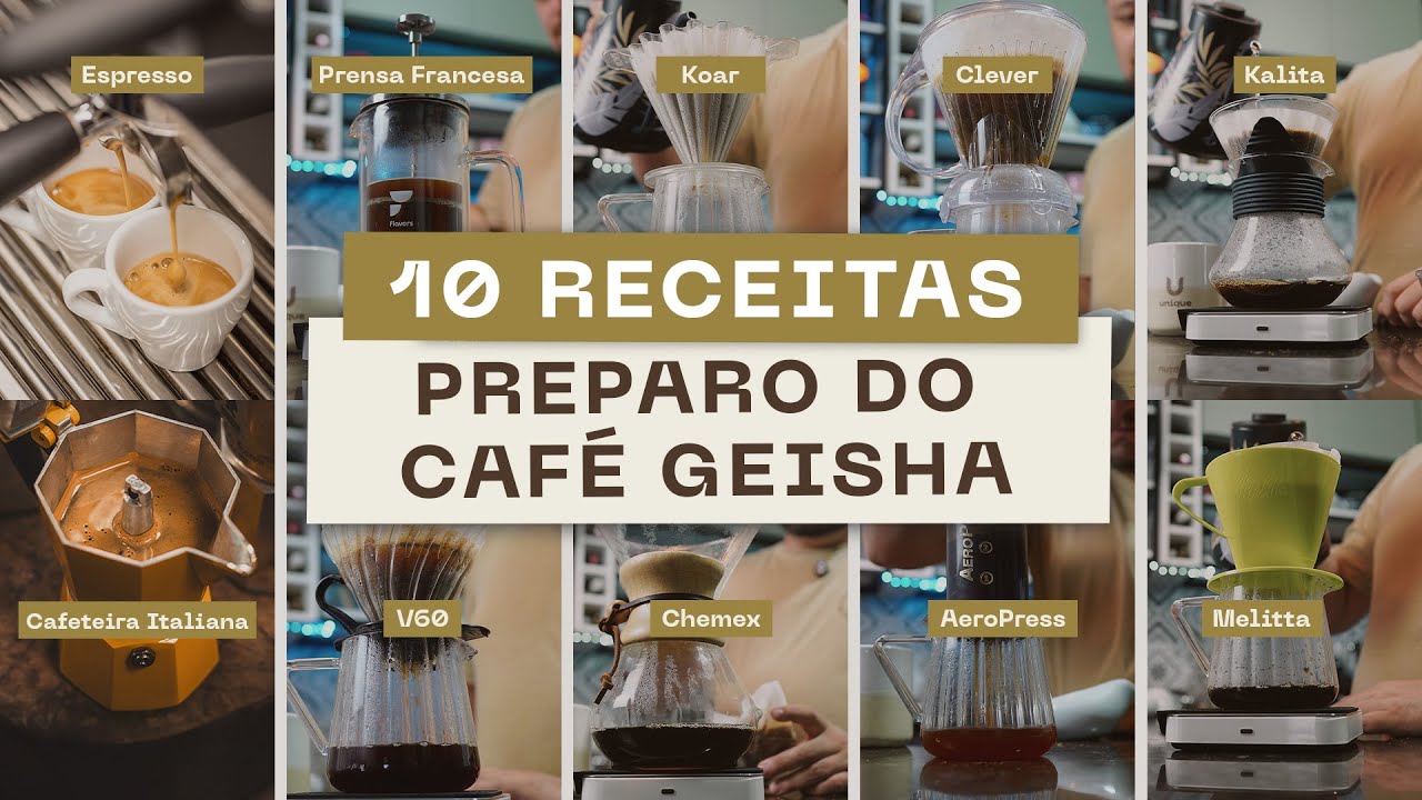 10 RECEITAS DE PREPARO DO CAFÉ GEISHA | Manual de uso completo