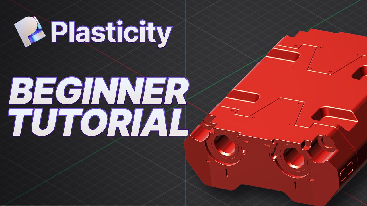 The BEST Hardsurface 3D Modeling Program | Plasticity Beginner Tutorial