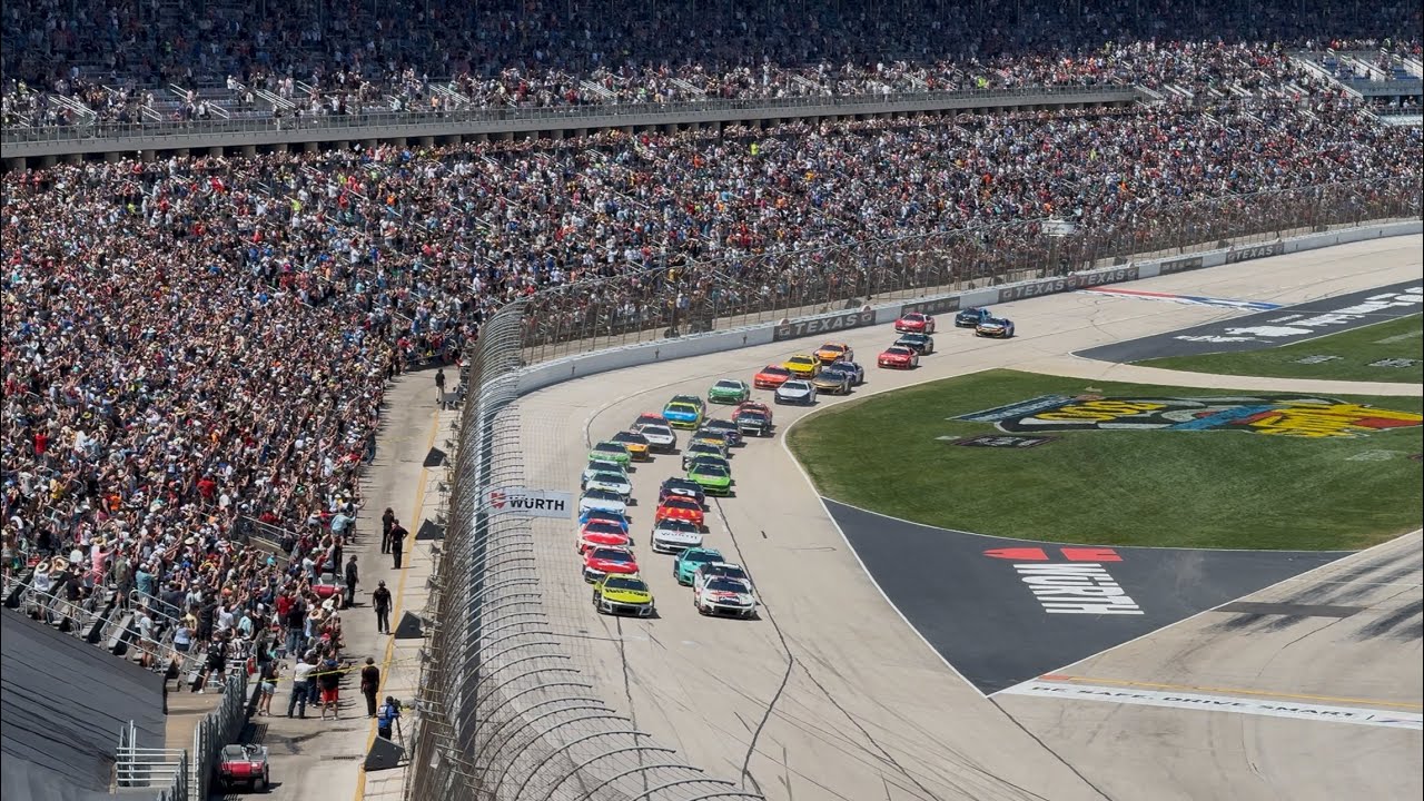 2025 NASCAR Cup race at Texas Motor Speedway highlights from grandstands