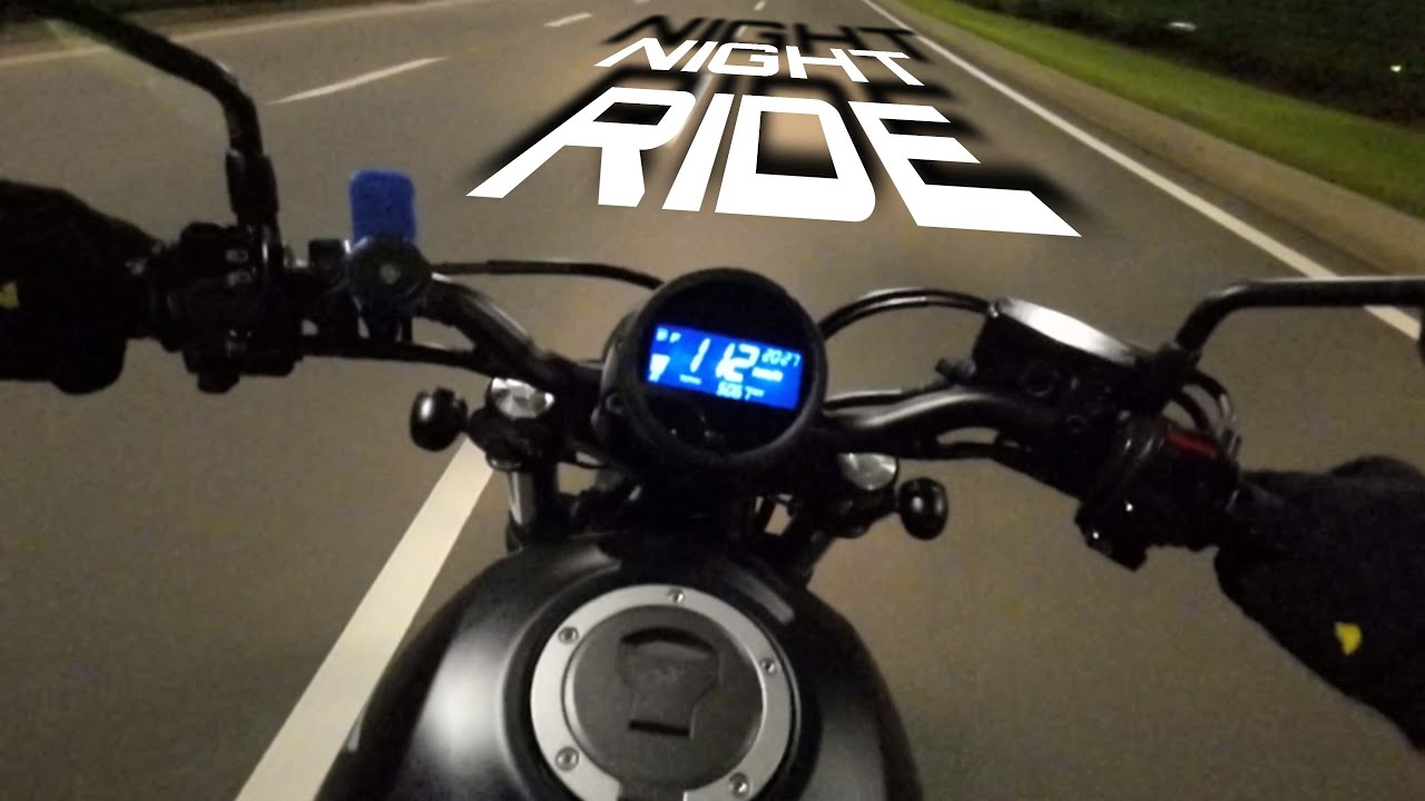 Honda Rebel 500 Night Ride No. 1 | Pure Sound